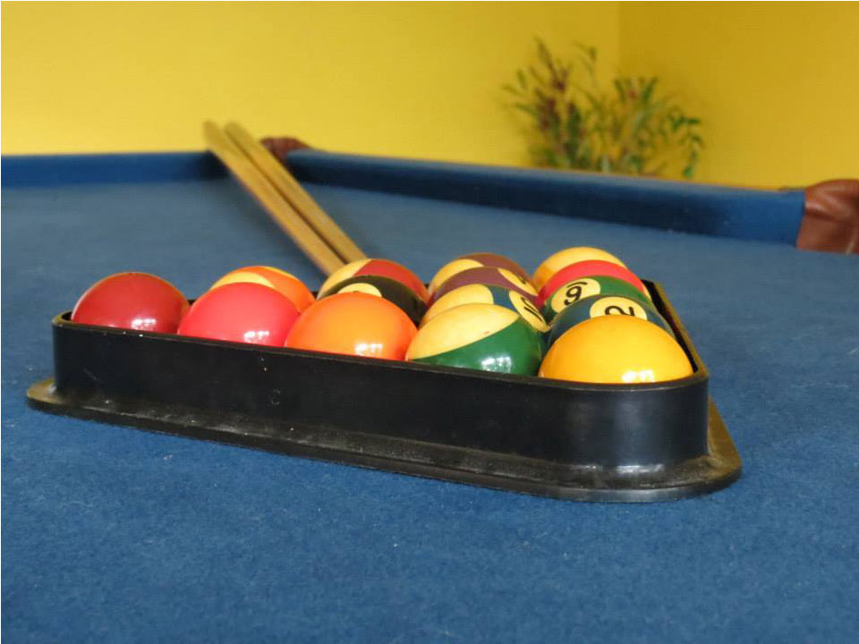 Snooker room for guests